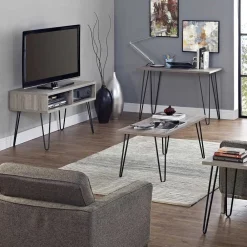 Wohnen TV Tisch in Schwarz - Hollabrunn