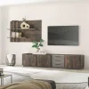 Wohnen TV Unterschrank & Wandboard Set - Mundo (zweiteilig)