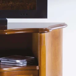 Wohnen Barock Möbel|Tv & Hifi-Möbel*TV Unterschrank im Barock Stil Dentro Nussbaumfarben