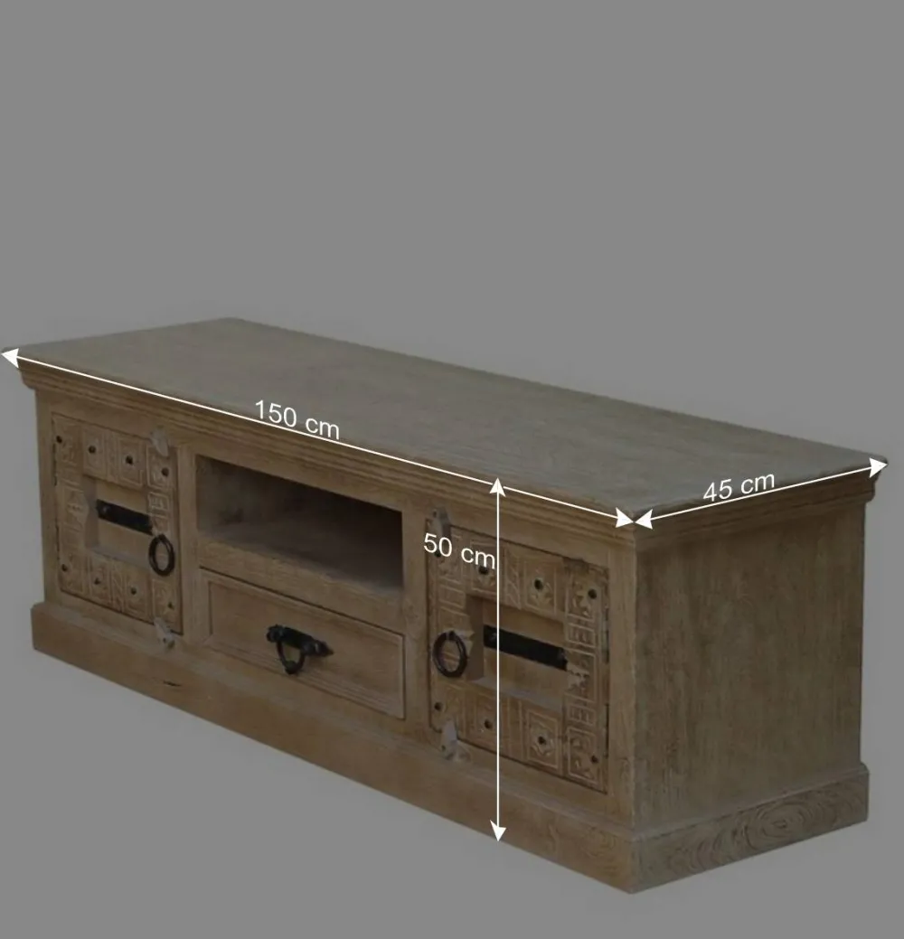 Wohnen TV Unterschrank im Shabby Chic Stil - Abid