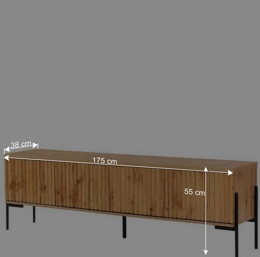 Wohnen Skandinavische Möbel|Sideboards & Kommoden*TV Unterschrank im Skandi Design - Elastian