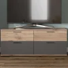 Wohnen TV Unterschrank in der Größe 130x53x48 cm - Lucios