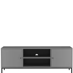 Wohnen Tv & Hifi-Möbel|Tv & Hifi-Möbel*TV Unterschrank in Grau mit Schwarz - Lagista