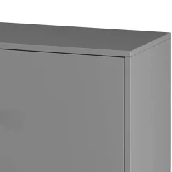 Wohnen Tv & Hifi-Möbel|Tv & Hifi-Möbel*TV Unterschrank in Grau mit Schwarz - Lagista