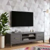 Wohnen Tv & Hifi-Möbel|Tv & Hifi-Möbel*TV Unterschrank in Grau und Gold - Tamila