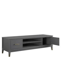 Wohnen Tv & Hifi-Möbel|Tv & Hifi-Möbel*TV Unterschrank in Grau und Gold - Tamila