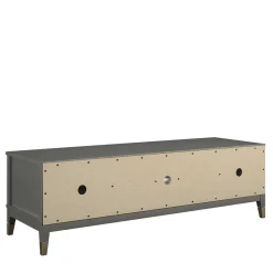 Wohnen Tv & Hifi-Möbel|Tv & Hifi-Möbel*TV Unterschrank in Grau und Gold - Tamila