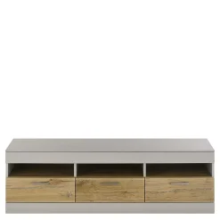 Wohnen Tv & Hifi-Möbel|Tv & Hifi-Möbel*TV Unterschrank in Hellgrau & Zinneiche NB - Lioscas