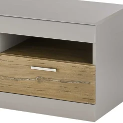 Wohnen Tv & Hifi-Möbel|Tv & Hifi-Möbel*TV Unterschrank in Hellgrau & Zinneiche NB - Lioscas