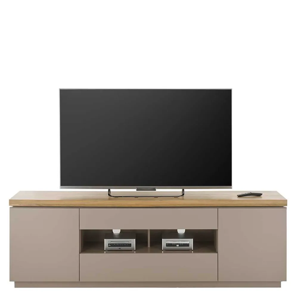 Wohnen TV Unterschrank in Taupe & Akazie - Anja