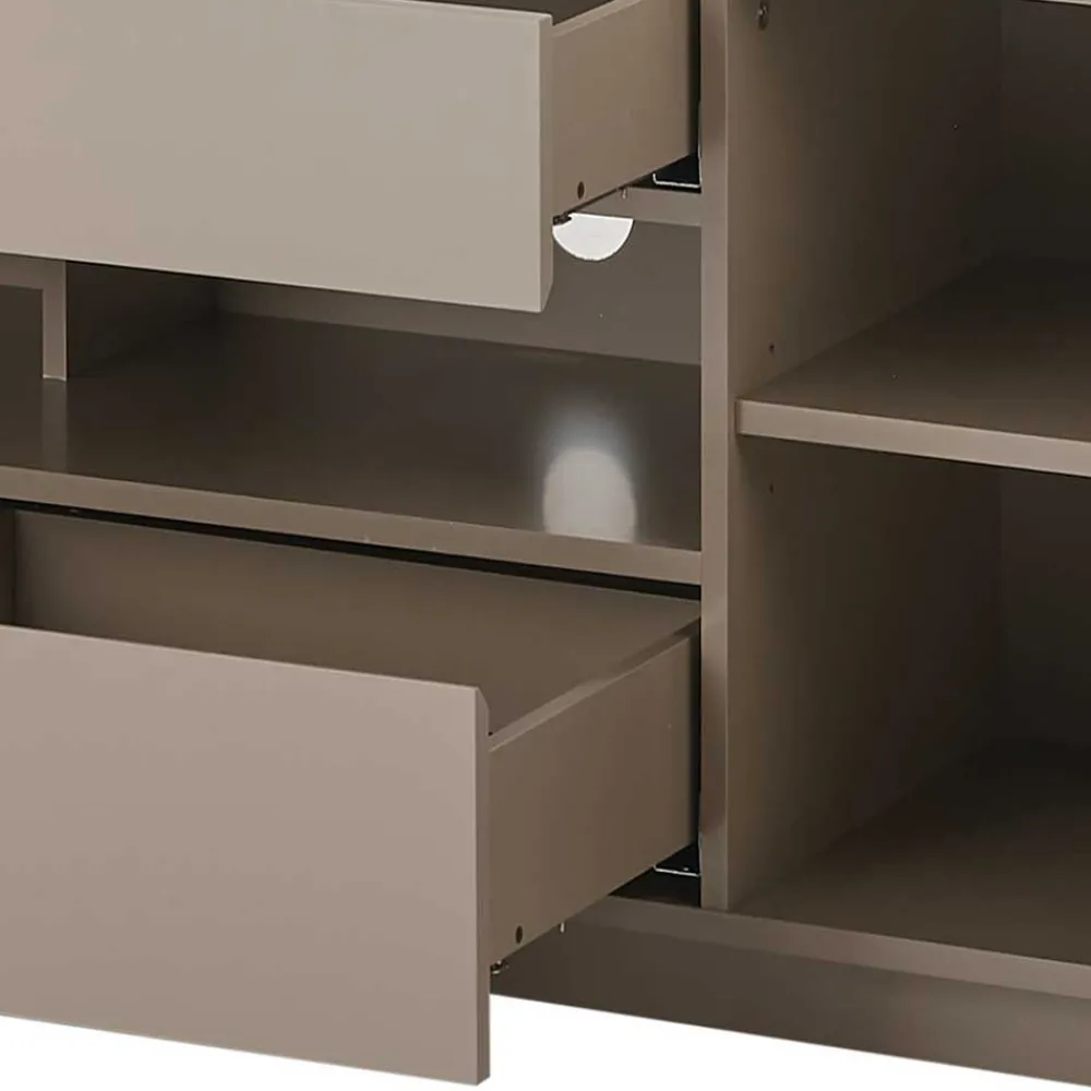 Wohnen TV Unterschrank in Taupe & Akazie - Anja