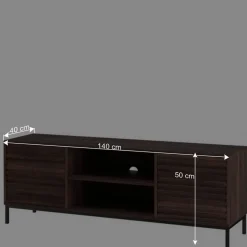 Wohnen Tv & Hifi-Möbel|Tv & Hifi-Möbel*TV Unterschrank in Walnuss Holzoptik - Teleska