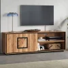 Wohnen Sideboards & Kommoden|Sideboards & Kommoden*TV Unterschrank mit Hirnholz Applikation - Shipper