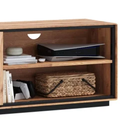 Wohnen Sideboards & Kommoden|Sideboards & Kommoden*TV Unterschrank mit Hirnholz Applikation - Shipper