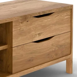 Wohnen TV Unterschrank mit vier Fächern und zwei Schubladen - Laida