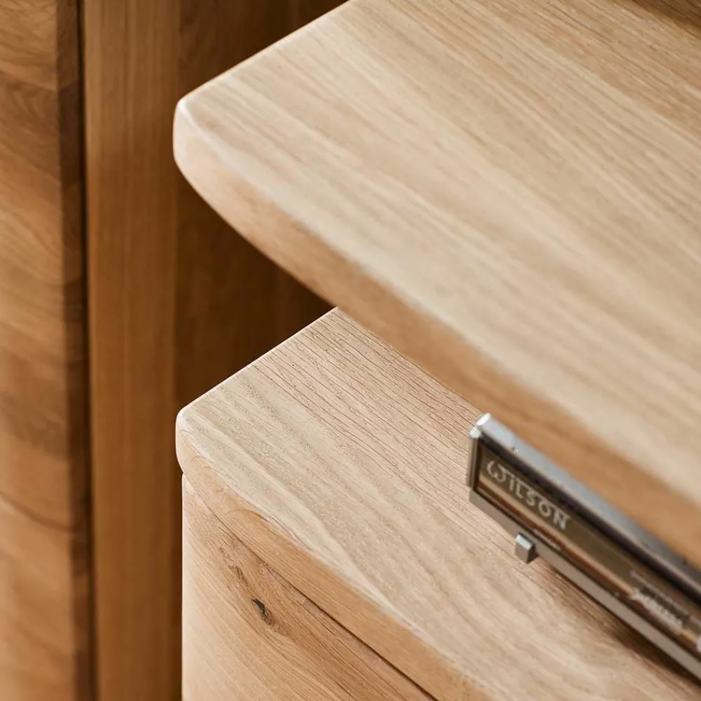 Wohnen TV Wohnkombination in Eiche - Crokas (zweiteilig)