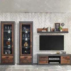 Wohnen TV Wohnmöbel Kombi - Timuras (vierteilig)