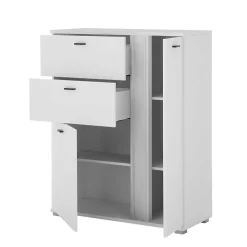 Wohnen TV Wohnwand beleuchtet Möbelset - Tirol (dreiteilig)