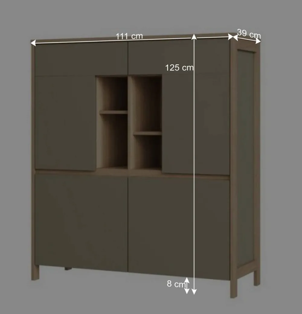 Wohnen TV Wohnwand in Eukalyptus und Eiche Optik - Promo (dreiteilig)