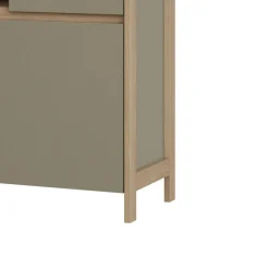 Wohnen TV Wohnwand in Eukalyptus und Eiche Optik - Promo (dreiteilig)