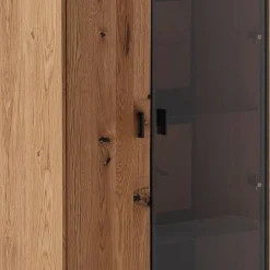 Wohnen TV Wohnwand in Wildeiche teilmassiv - Drinidad (dreiteilig)