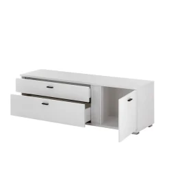 Wohnen TV Wohnwand Kombi mit Licht - Tirol (dreiteilig)