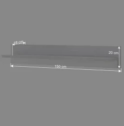 Wohnen TV Wohnwand Kombi mit Licht - Tirol (dreiteilig)