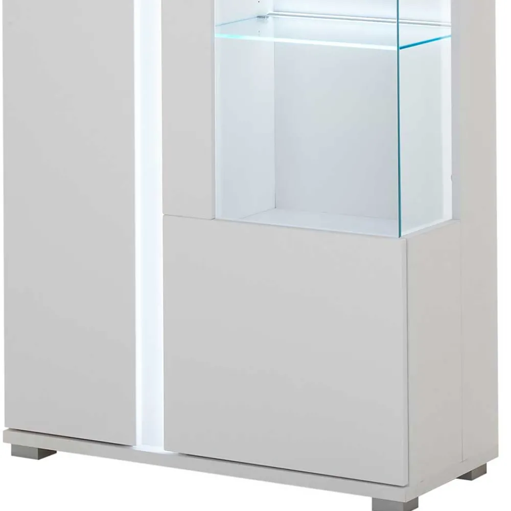 Wohnen TV Wohnwand Kombi mit Licht - Tirol (dreiteilig)