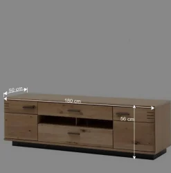 Wohnen TV Wohnwand Möbel als Set - Crupean (vierteilig)