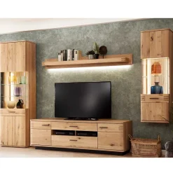 Wohnen TV Wohnwand Möbel als Set - Crupean (vierteilig)