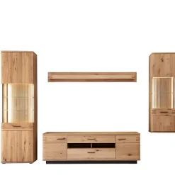 Wohnen TV Wohnwand Möbel als Set - Crupean (vierteilig)