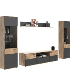 Wohnen TV Wohnwand Möbel Kombination - Lucios (vierteilig)