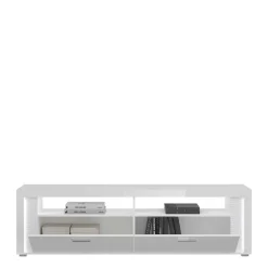 Wohnen Wohnwände|Wohnwand*TV Wohnwand Möbel mit LED Set - Gomata (vierteilig)