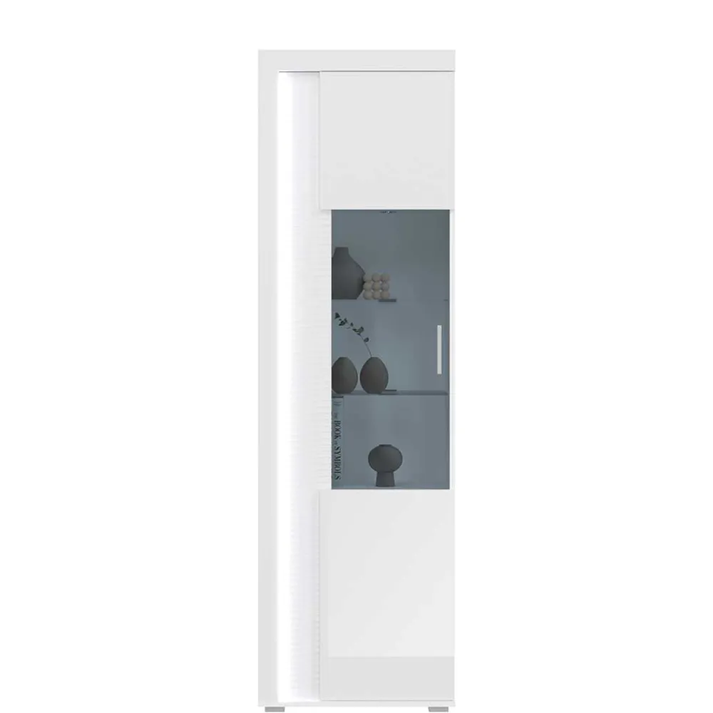 Wohnen Wohnwände|Wohnwand*TV Wohnwand Möbel mit LED Set - Gomata (vierteilig)