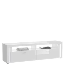 Wohnen Wohnwände|Wohnwand*TV Wohnwand Möbel mit LED Set - Gomata (vierteilig)