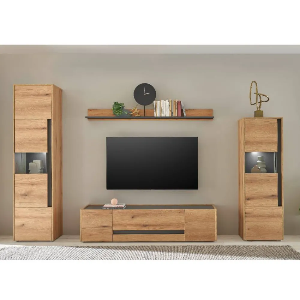 Wohnen Wohnwände|Wohnwand*TV Wohnwand Möbel Set - Colomania (vierteilig)