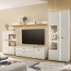 Wohnen Wohnwände|Wohnwand*TV Wohnwand Möbelkombi mit LED - Racelyn (vierteilig)