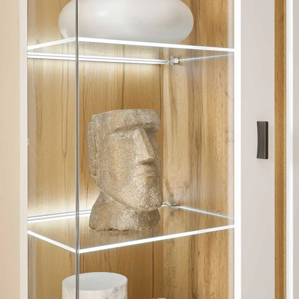 Wohnen Wohnwände|Wohnwand*TV Wohnwand Möbelkombi mit LED - Racelyn (vierteilig)