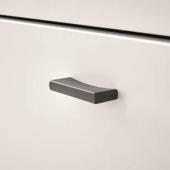 Wohnen TV Wohnwand mit Licht Möbelset - Racelyn (vierteilig)