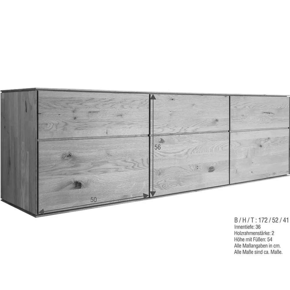 Wohnen Wohnwände|Wohnwand*TV Wohnwand Set massiv - Sinta (vierteilig)