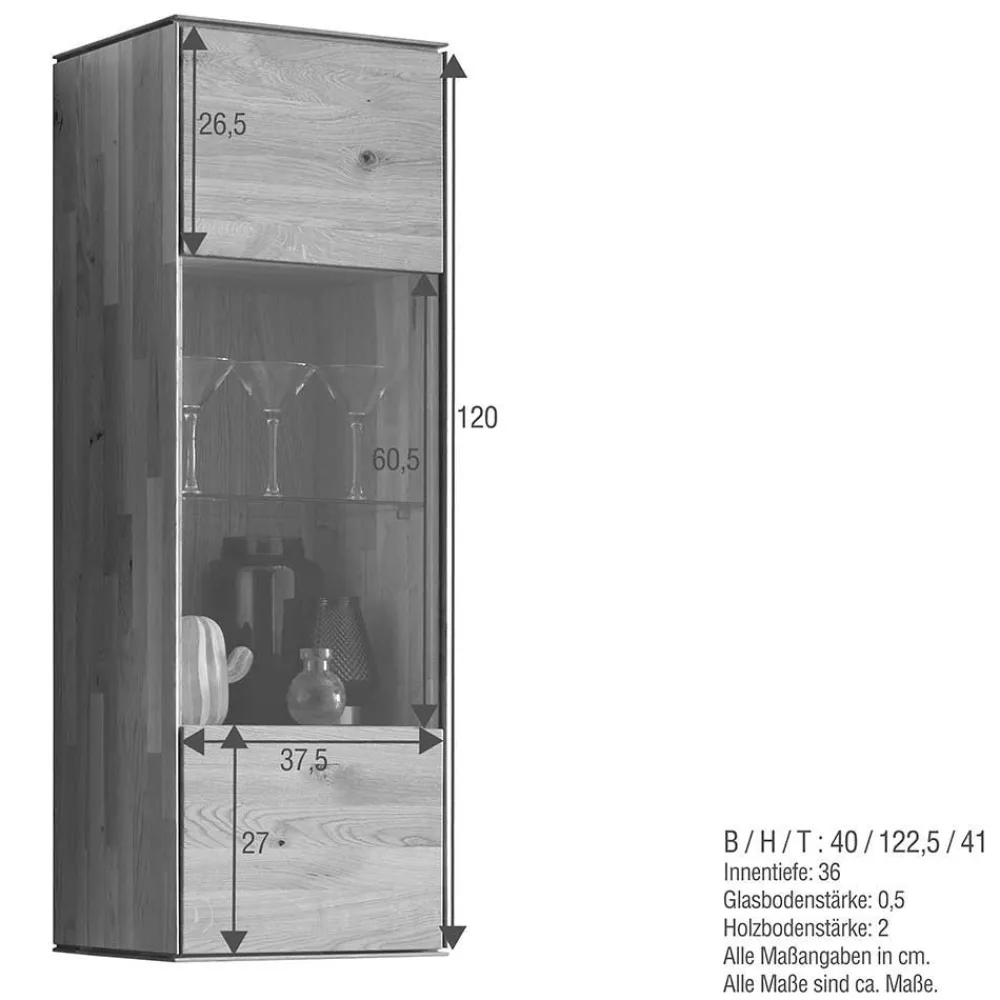 Wohnen Wohnwände|Wohnwand*TV Wohnwand Set massiv - Sinta (vierteilig)