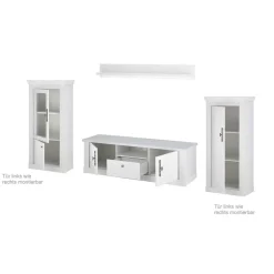 Wohnen Wohnwände|Wohnwand*TV Wohnwandkombination 295 cm breit - Liancos (vierteilig)