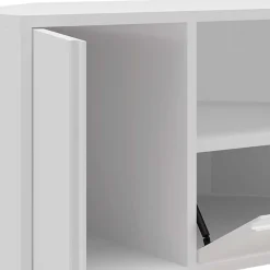 Wohnen Skandinavische Möbel|Sideboards & Kommoden*TV-Board für die Ecke in Weiß & Gold - Patinca