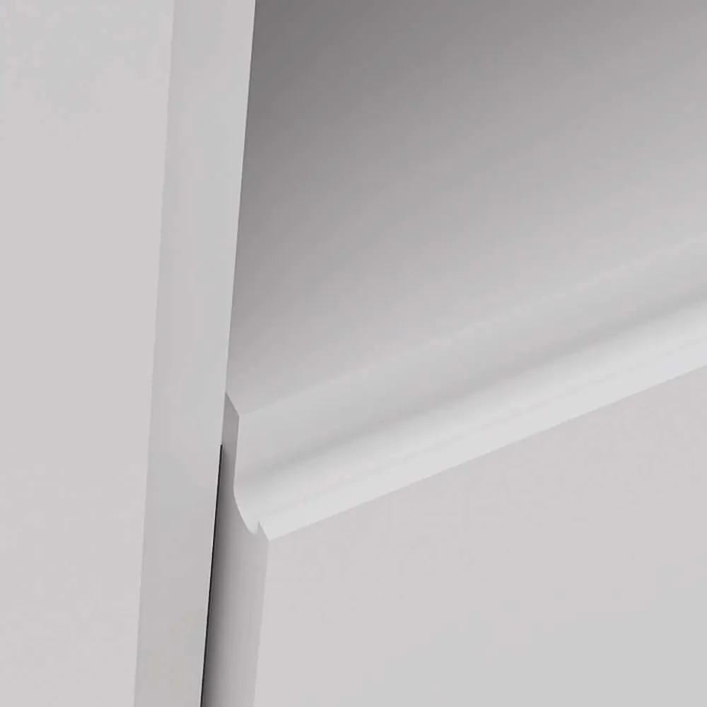 Wohnen Skandinavische Möbel|Sideboards & Kommoden*TV-Board für die Ecke in Weiß & Gold - Patinca