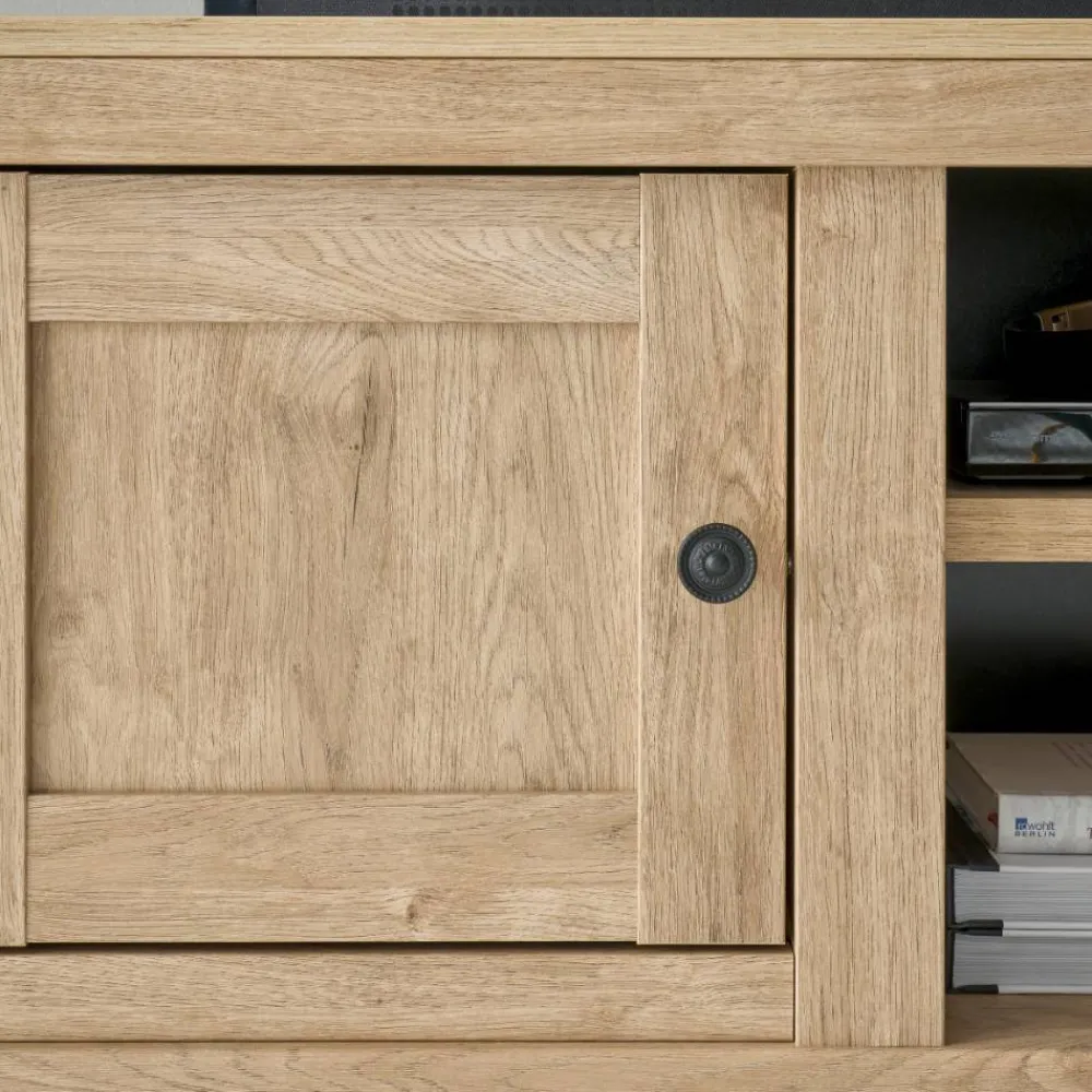 Wohnen Wohnzimmerschränke*TV-Board und Wandboard Set - Hengas (zweiteilig)