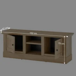 Wohnen Wohnzimmerschränke*TV-Board und Wandboard Set - Hengas (zweiteilig)