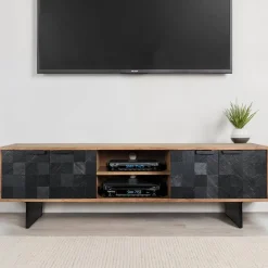 Wohnen TV-Lowboard aus Akazie Massivholz - Milo