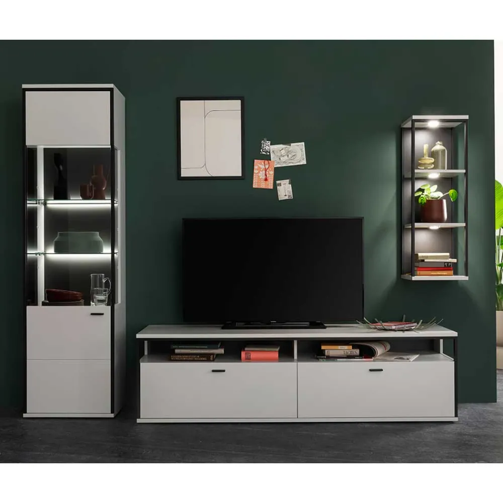 Wohnen TV-Wohnwandmöbel Kombination - Loazin (dreiteilig)