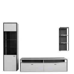 Wohnen TV-Wohnwandmöbel Kombination - Loazin (dreiteilig)