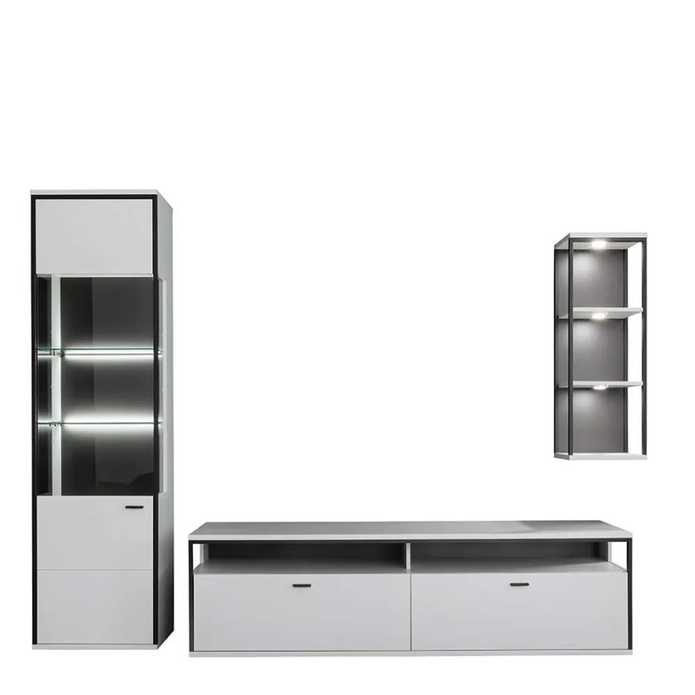 Wohnen TV-Wohnwandmöbel Kombination - Loazin (dreiteilig)